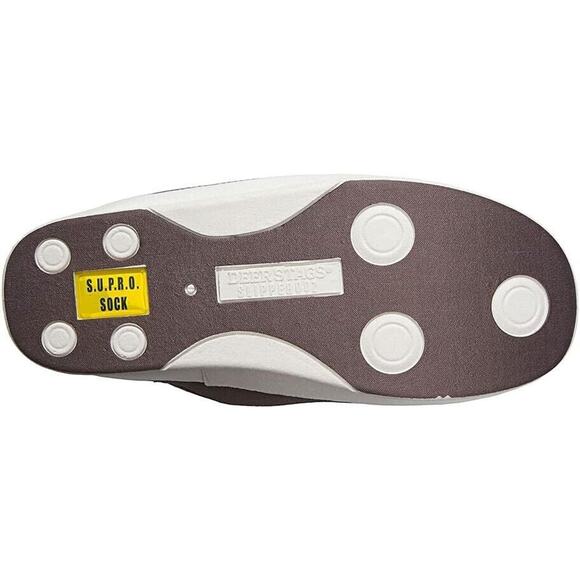 Deer Stags Men's Slipperooz Spike Slip-on Slipper - Charcoal Size 12 - Picture 3 of 6